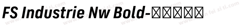 FS Industrie Nw Bold字体转换
